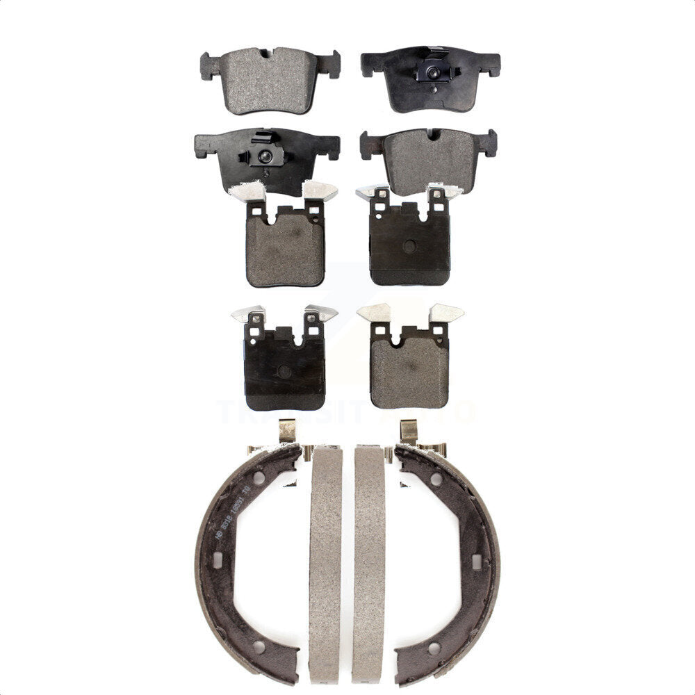 [Avant + Arrière] Kit de plaquette (céramique) de frein pour BMW 328i GT xDrive 328d avec Blue Painted Calipers KTN-100554 par Transit Auto