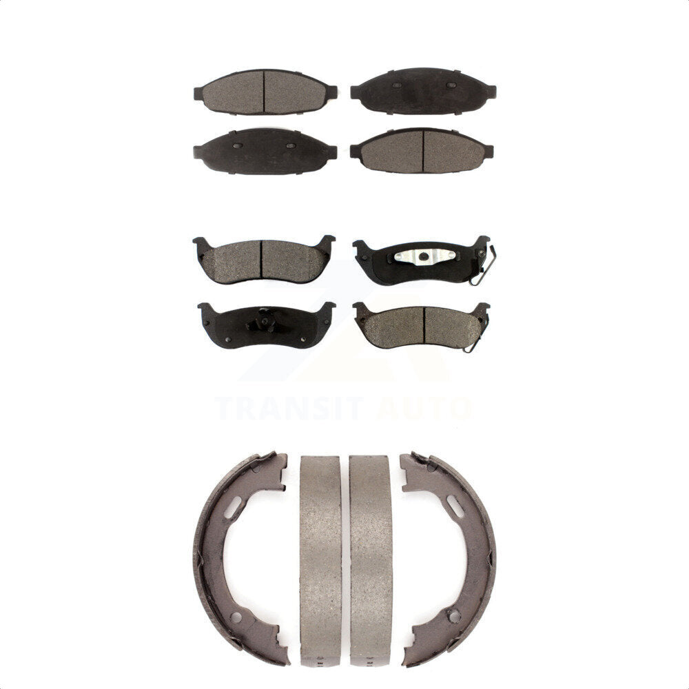 [Avant + Arrière] Kit de plaquette (céramique) de frein pour 2004-2008 Chrysler Pacifica KTN-100558
