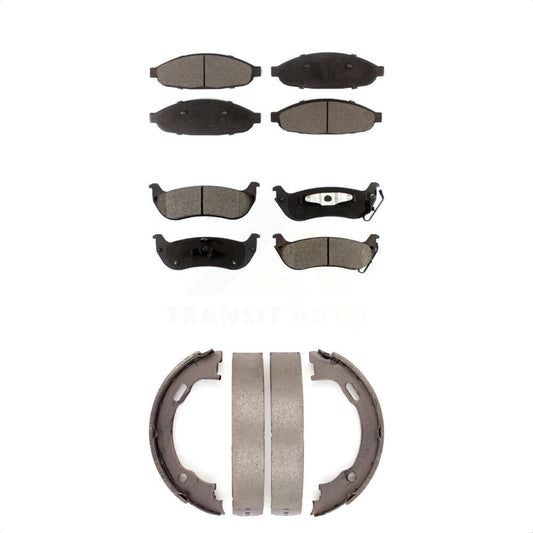 [Avant + Arrière] Kit de plaquette (céramique) de frein pour 2004-2008 Chrysler Pacifica KTN-100558