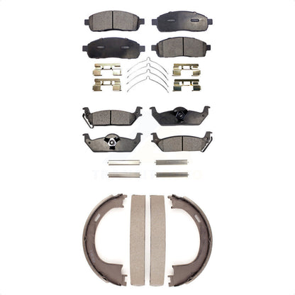 [Avant + Arrière] Kit de plaquette (céramique) de frein pour Ford F-150 Lincoln Mark LT KTN-100566