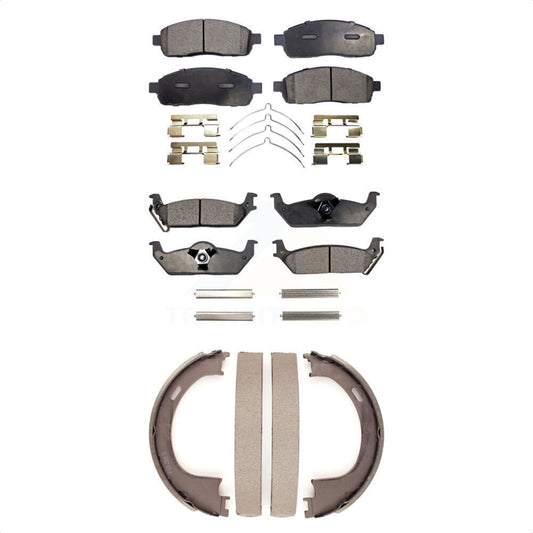 [Avant + Arrière] Kit de plaquette (céramique) de frein pour Ford F-150 Lincoln Mark LT KTN-100566