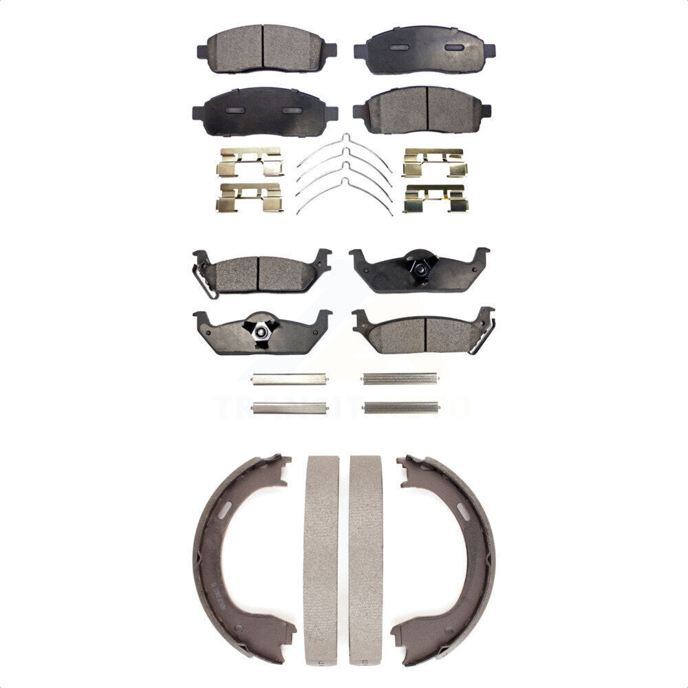 [Avant + Arrière] Kit de plaquette (céramique) de frein pour 2009 Ford F-150 KTN-100567