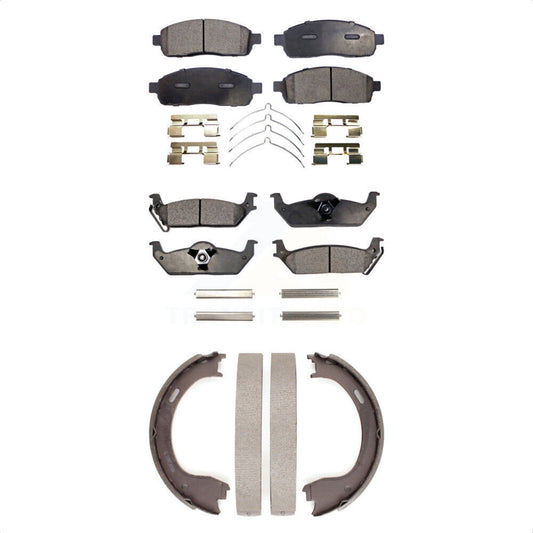 [Avant + Arrière] Kit de plaquette (céramique) de frein pour 2009 Ford F-150 KTN-100567