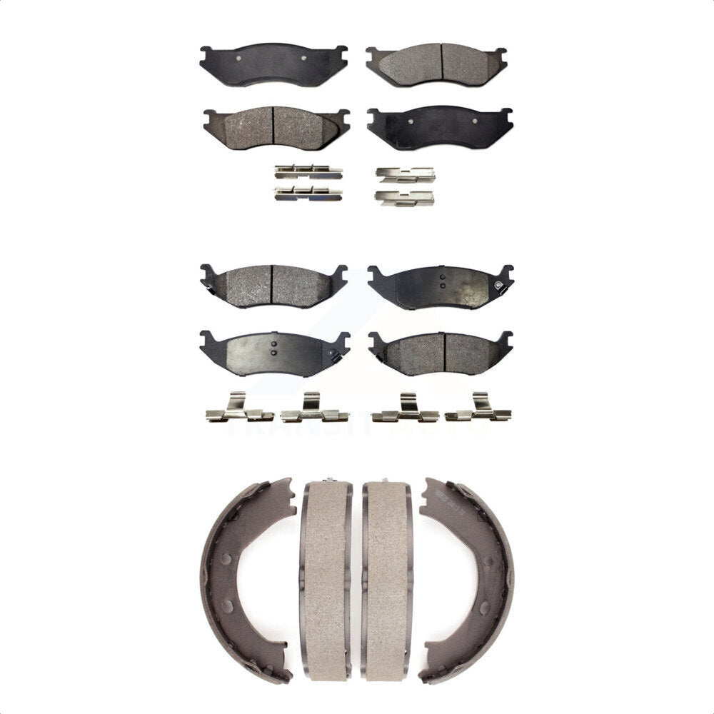 [Avant + Arrière] Kit de plaquette (céramique) de frein pour Dodge Ram 1500 KTN-100569