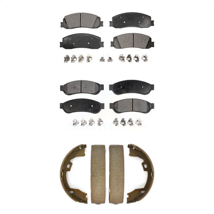 [Avant + Arrière] Kit de plaquette (céramique) de frein pour Ford F-250 Super Duty F-350 KTN-100570