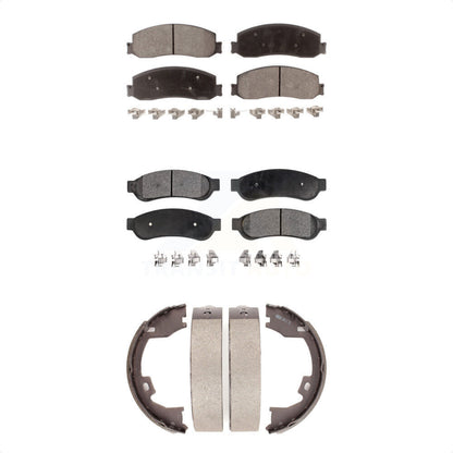[Avant + Arrière] Kit de plaquette (céramique) de frein pour Ford F-350 Super Duty F-250 KTN-100571