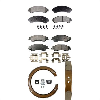 [Avant + Arrière] Kit de plaquette (céramique) de frein pour Chevrolet S10 Blazer GMC Sonoma Jimmy Oldsmobile Bravada KTN-100581