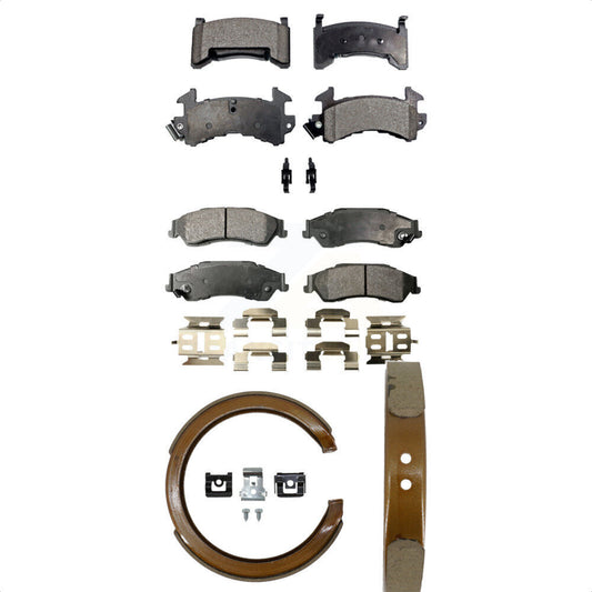 [Avant + Arrière] Kit de plaquette (céramique) de frein pour Chevrolet S10 GMC Sonoma KTN-100582