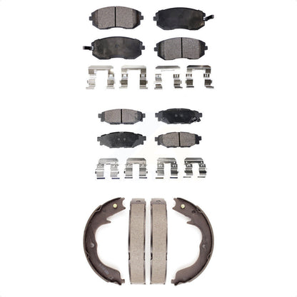 [Avant + Arrière] Kit de plaquette (céramique) de frein pour Subaru Outback Forester Impreza Legacy KTN-100583