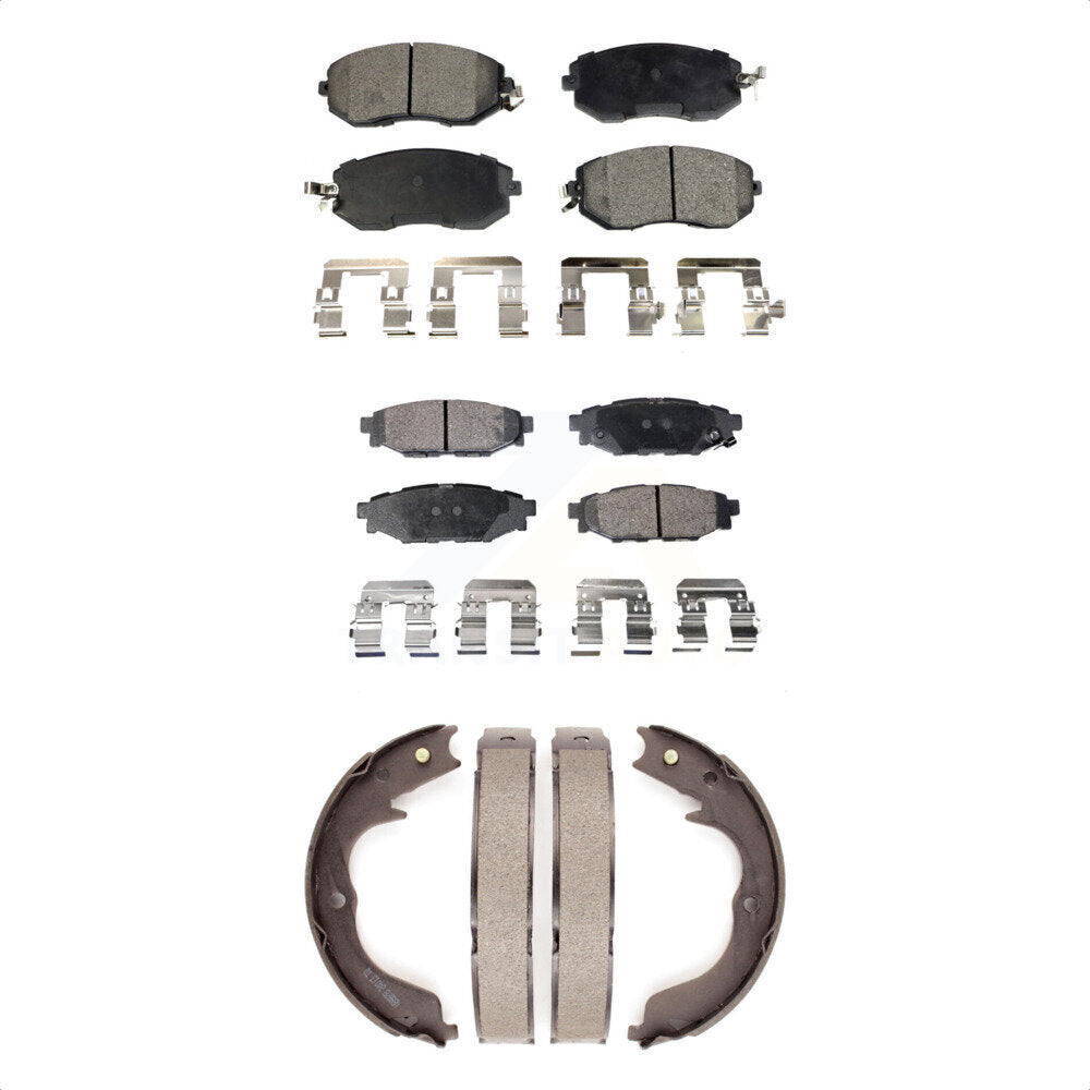[Avant + Arrière] Kit de plaquette (céramique) de frein pour Subaru Impreza Forester KTN-100589