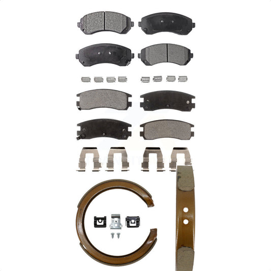 [Avant + Arrière] Kit de plaquette (céramique) de frein pour Buick Rendezvous Chevrolet Venture Pontiac Montana Aztek KTN-100594