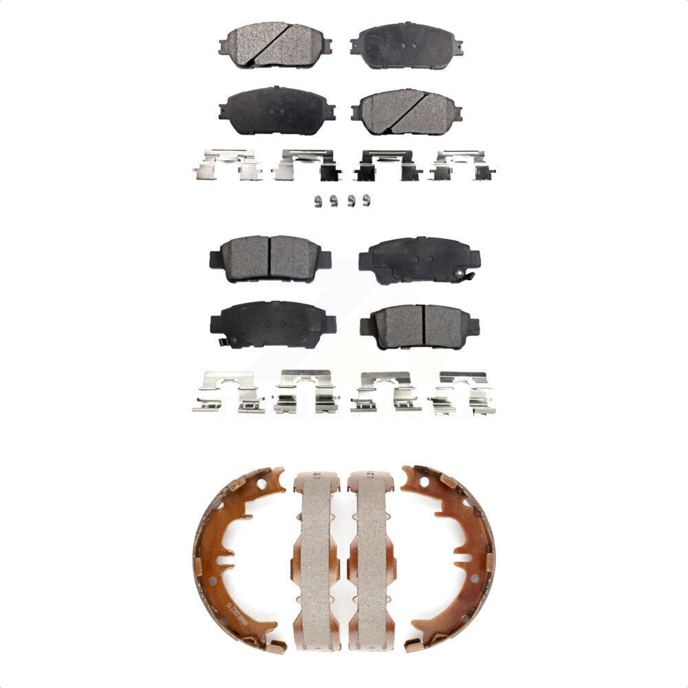 [Avant + Arrière] Kit de plaquette (céramique) de frein pour 2004-2010 Toyota Sienna KTN-100600