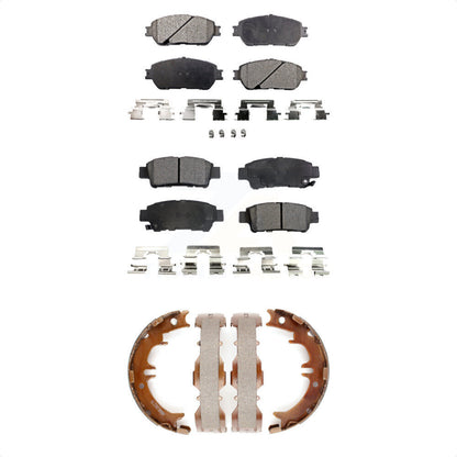 [Avant + Arrière] Kit de plaquette (céramique) de frein pour 2004-2010 Toyota Sienna KTN-100600