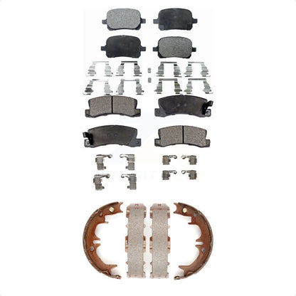 [Avant + Arrière] Kit de plaquette (céramique) de frein pour Toyota Camry Lexus RX300 ES300 Solara KTN-100607