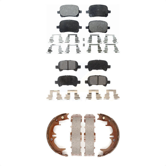 [Avant + Arrière] Kit de plaquette (céramique) de frein pour Toyota Camry Avalon Solara KTN-100608