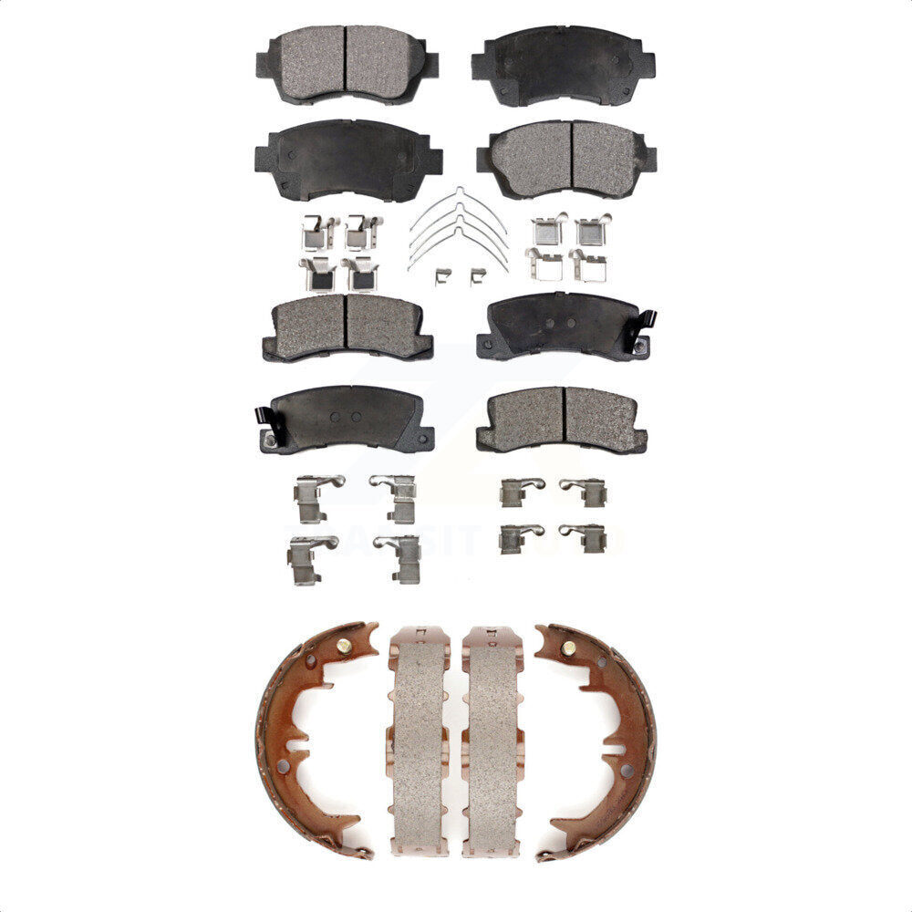 [Avant + Arrière] Kit de plaquette (céramique) de frein pour Toyota Camry Lexus ES300 Celica KTN-100609