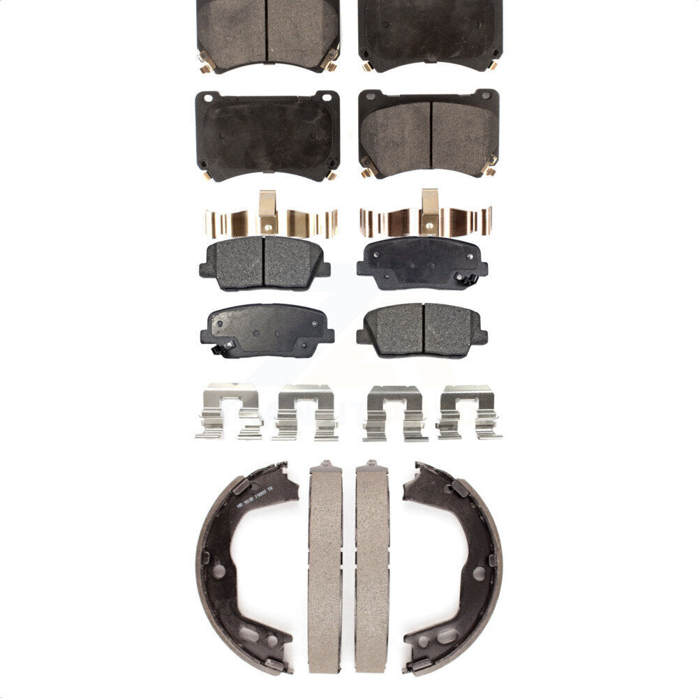 [Avant + Arrière] Kit de plaquette (céramique) de frein pour Hyundai Genesis Equus KTN-100617