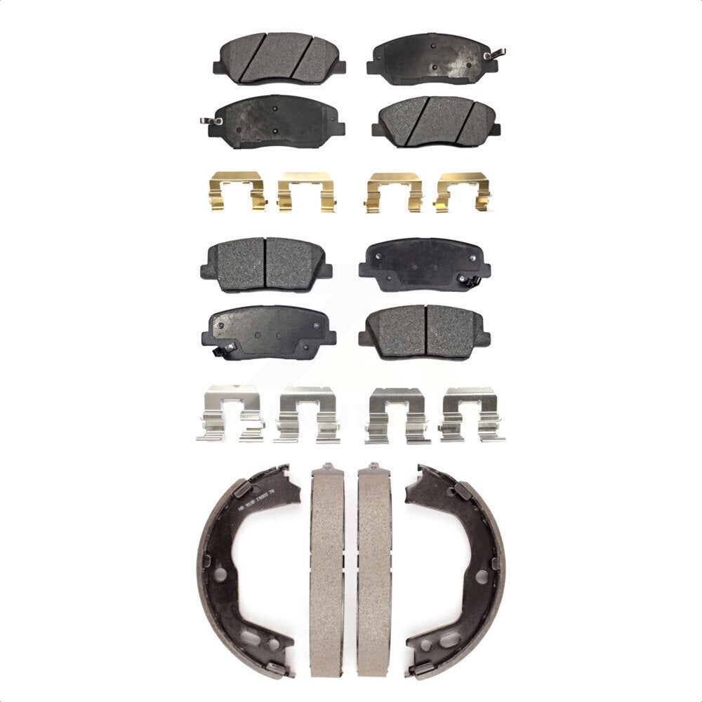 [Avant + Arrière] Kit de plaquette (céramique) de frein pour Hyundai Genesis 3.8L KTN-100620