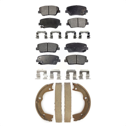 [Avant + Arrière] Kit de plaquette (céramique) de frein pour Kia Sorento Hyundai Santa Fe KTN-100624 par Transit Auto