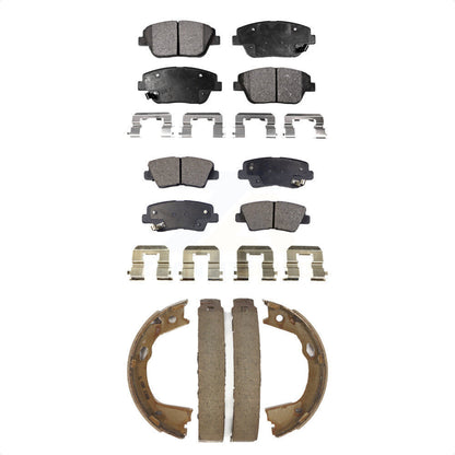 [Avant + Arrière] Kit de plaquette (céramique) de frein pour Hyundai Sonata Kia Optima KTN-100625