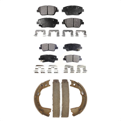[Avant + Arrière] Kit de plaquette (céramique) de frein pour Kia Optima avec Electric KTN-100627