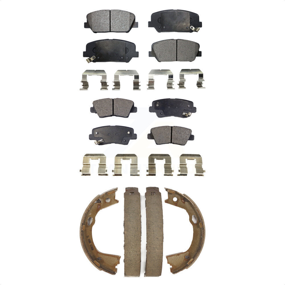 [Avant + Arrière] Kit de plaquette (céramique) de frein pour Kia Optima KTN-100628