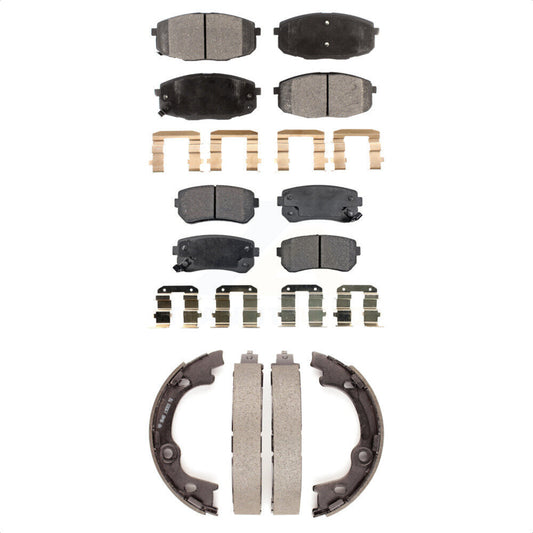 [Avant + Arrière] Kit de plaquette (céramique) de frein pour Hyundai Elantra KTN-100629 par Transit Auto