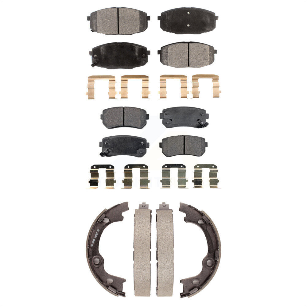 [Avant + Arrière] Kit de plaquette (céramique) de frein pour Hyundai Elantra KTN-100629