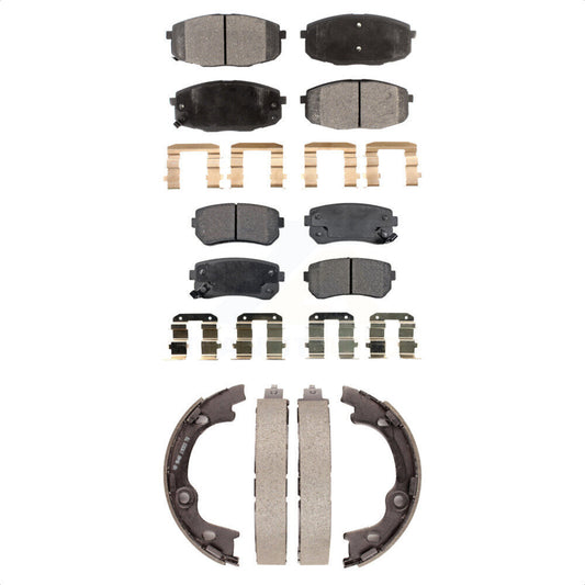 [Avant + Arrière] Kit de plaquette (céramique) de frein pour Hyundai Elantra KTN-100629