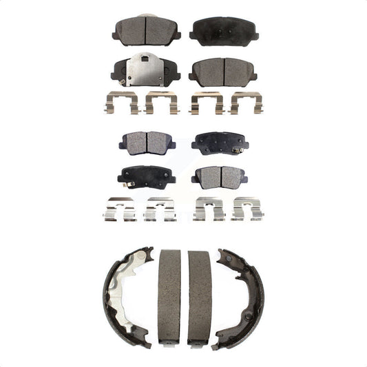 [Avant + Arrière] Kit de plaquette (céramique) de frein pour 2014 Kia Forte Koup KTN-100630