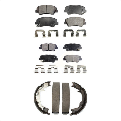 [Avant + Arrière] Kit de plaquette (céramique) de frein pour 2014 Kia Forte Koup KTN-100631
