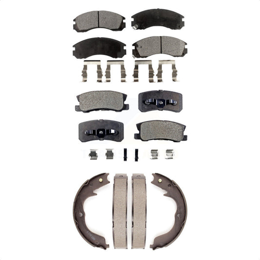 [Avant + Arrière] Kit de plaquette (céramique) de frein pour Mitsubishi Lancer KTN-100636