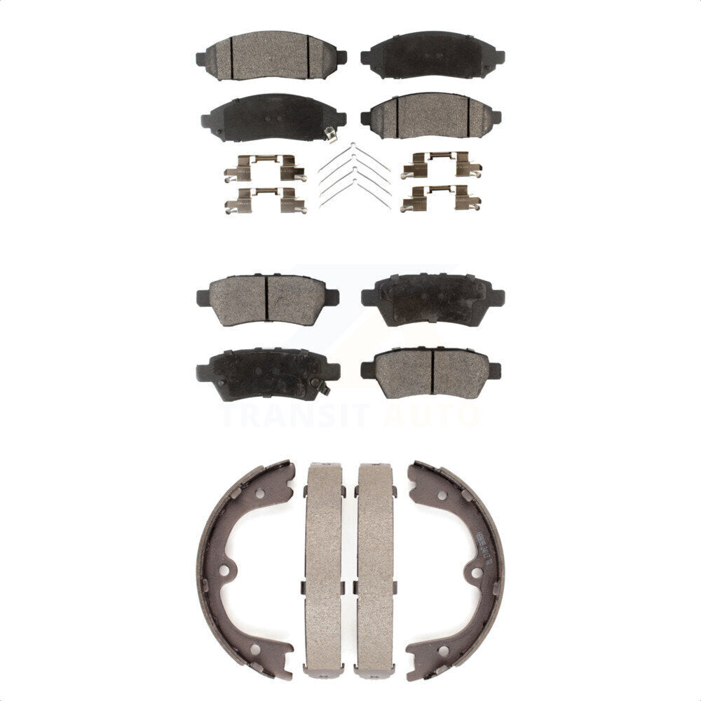 [Avant + Arrière] Kit de plaquette (céramique) de frein pour Nissan Pathfinder Xterra KTN-100643