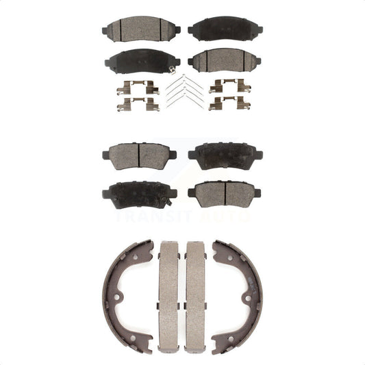 [Avant + Arrière] Kit de plaquette (céramique) de frein pour Nissan Pathfinder Xterra KTN-100643