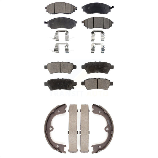 [Avant + Arrière] Kit de plaquette (céramique) de frein pour 2008-2012 Nissan Pathfinder 5.6L KTN-100644