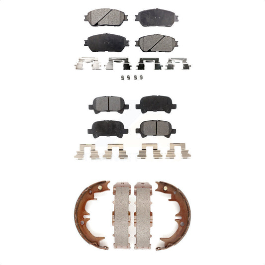 [Avant + Arrière] Kit de plaquette (céramique) de frein pour Toyota Camry Avalon Solara KTN-100646
