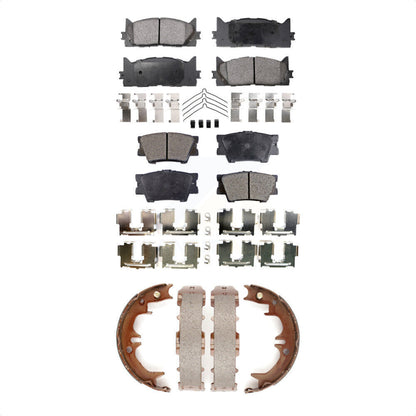 [Avant + Arrière] Kit de plaquette (céramique) de frein pour Toyota Camry Lexus ES350 Avalon KTN-100652