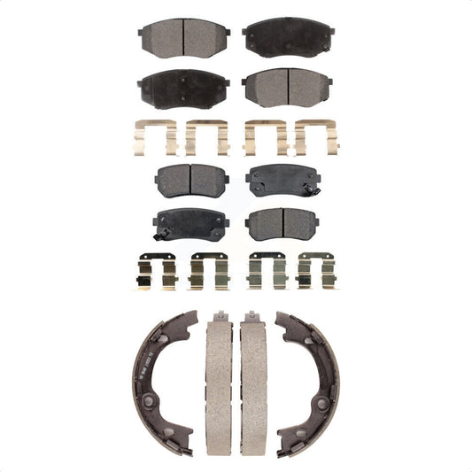 [Avant + Arrière] Kit de plaquette (céramique) de frein pour 2010-2012 Hyundai Tucson FWD KTN-100656