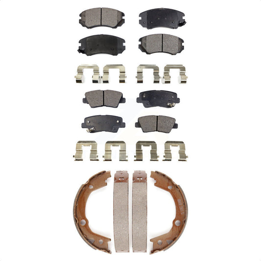 [Avant + Arrière] Kit de plaquette (céramique) de frein pour Hyundai Sonata Elantra KTN-100658