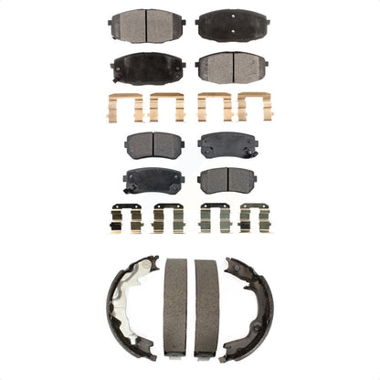 [Avant + Arrière] Kit de plaquette (céramique) de frein pour 2010-2013 Kia Forte Koup KTN-100661