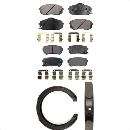 [Avant + Arrière] Kit de plaquette (céramique) de frein pour 2012-2013 Kia Sportage FWD KTN-100662