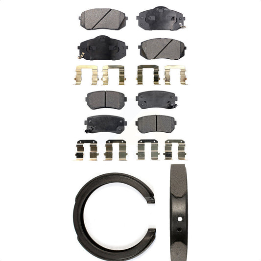 [Avant + Arrière] Kit de plaquette (céramique) de frein pour 2012-2013 Kia Sportage FWD KTN-100662