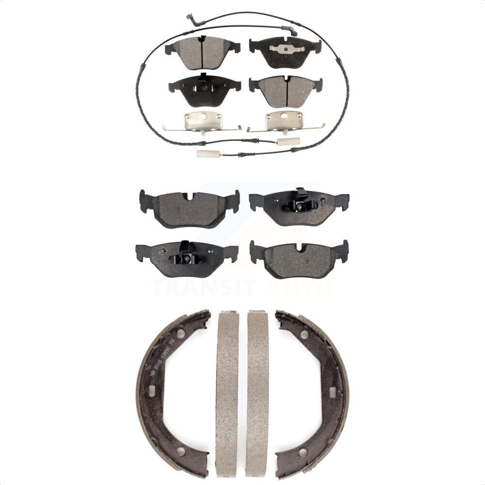 [Avant + Arrière] Kit de plaquette (céramique) de frein pour BMW 328i xDrive X1 328xi KTN-100668 par Transit Auto