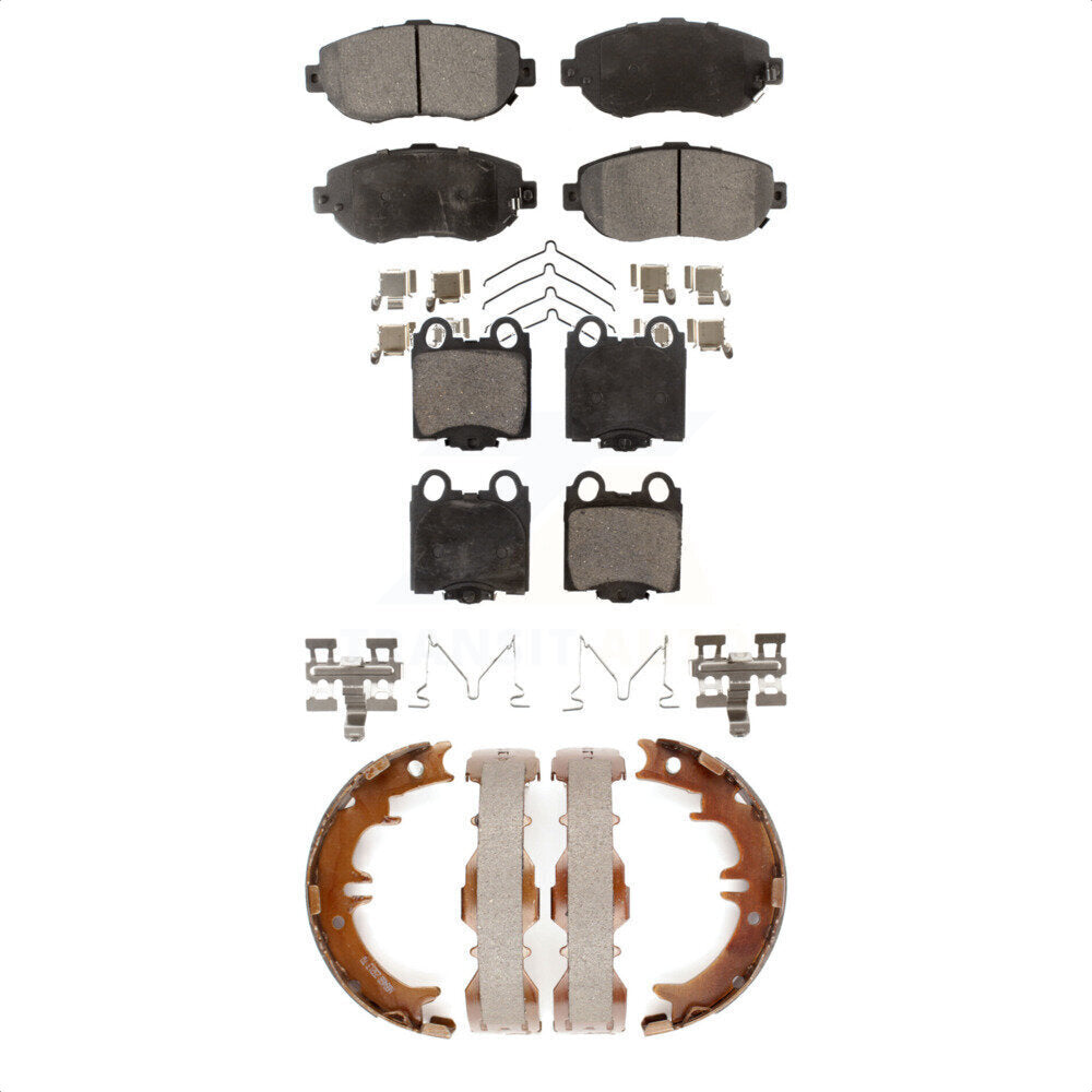 [Avant + Arrière] Kit de plaquette (céramique) de frein pour Lexus GS300 SC430 IS300 GS400 GS430 KTN-100674