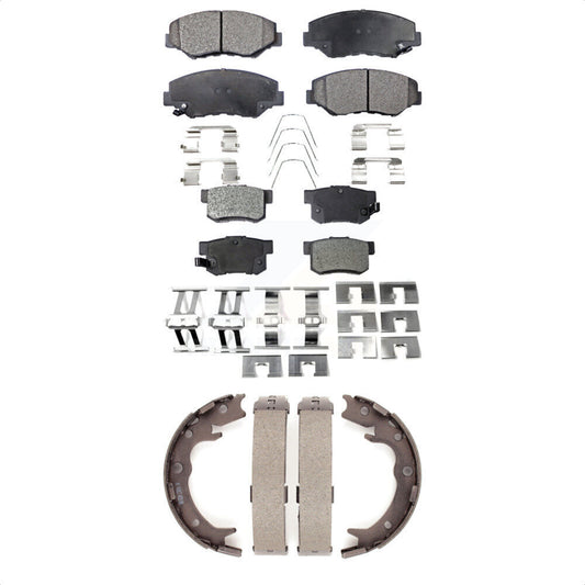 [Avant + Arrière] Kit de plaquette (céramique) de frein pour Honda CR-V Element KTN-100675