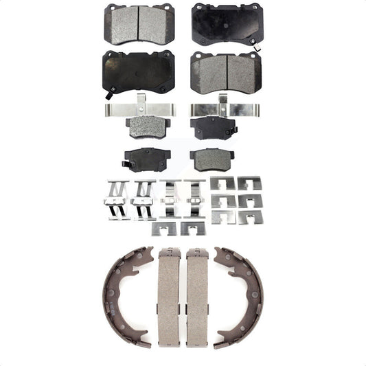 [Avant + Arrière] Kit de plaquette (céramique) de frein pour Acura TL KTN-100681