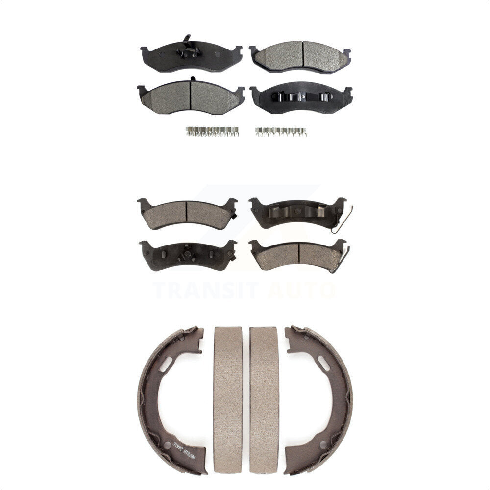 [Avant + Arrière] Kit de plaquette (céramique) de frein pour Jeep Grand Cherokee KTN-100683 par Transit Auto