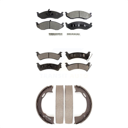 [Avant + Arrière] Kit de plaquette (céramique) de frein pour Jeep Grand Cherokee KTN-100683 par Transit Auto