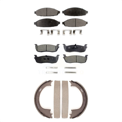 [Avant + Arrière] Kit de plaquette (céramique) de frein pour 2003-2010 Lincoln Town Car Limousine KTN-100685