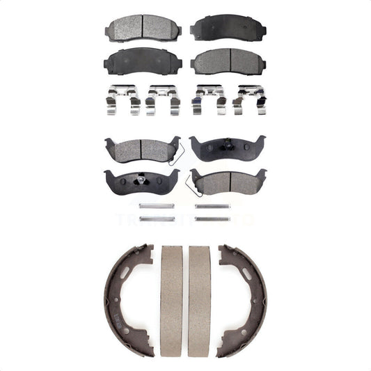 [Avant + Arrière] Kit de plaquette (céramique) de frein pour Ford Ranger Mazda B2300 KTN-100687